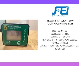 Flow Meter Solar (DN3-DN100) Flow Meter Solar OGFC15 4 flow_meter_digital_m15