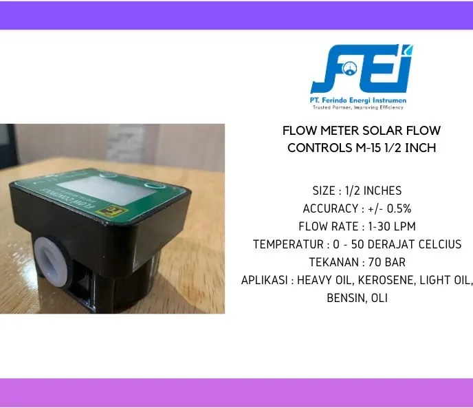 Flow Meter Solar (DN3-DN100) Flow Meter Solar OGFC15 1 flow_meter_digital_setengah_inch