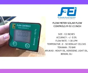 Flow Meter Solar (DN3-DN100) Flow Meter Solar OGFC15 8 flow_meter_digital_solar_m15