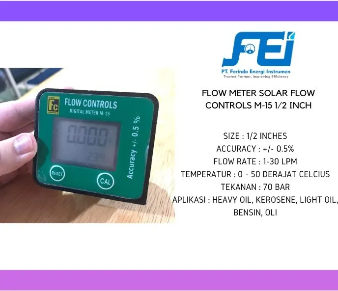 Flow Meter Solar (DN3-DN100) Flow Meter Solar OGFC15 8 flow_meter_digital_solar_m15
