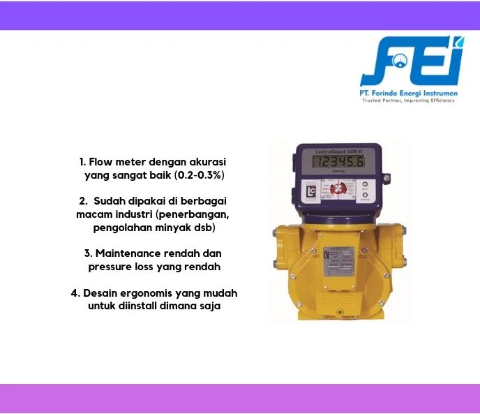 Positive Displacement Flow Meter Flow Meter LC M-Series 1 flow_meter_lc_liquid_controls