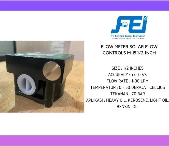 Flow Meter Solar (DN3-DN100) Flow Meter Solar OGFC15 2 flow_meter_solar_fc_m15