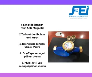 Water Meter Amico Horizontal Water Meter Amico (Horizontal) 1 meteran_air_horizontal_apartemen